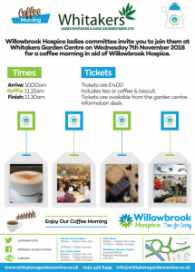 Willowbrook Coffee Morning - Whitakers Garden Centre